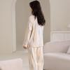 Lazy pajamas women's autumn and winter 1011 imitation cotton women's loungewear wearable suit spring and autumn winter thin