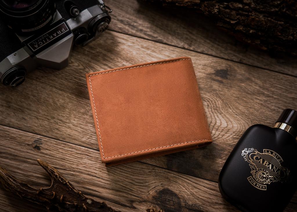 Portafoglio da uomo in pelle N992-CHM-HORSE-BL COGNAC