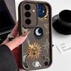 Phone Case For Samsung Galaxy A36 A56 A55 A54 A53 5G Note 20 S22 S25 S24 S23 S21 Ultra Plus FE Unique Celestial Silicone Funda