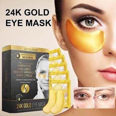 Gold Eye Mask Lightens Fine Lines Dark Circles Deep Hydration Eye Mask Firming Anti-Aging Eye Mask Eye Mask