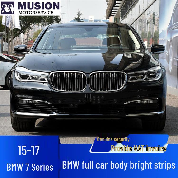 BMW Fender & Bumper Decorative Strips: 730Li Side Vents, 740Li Fog Light, 750L Front & Rear.