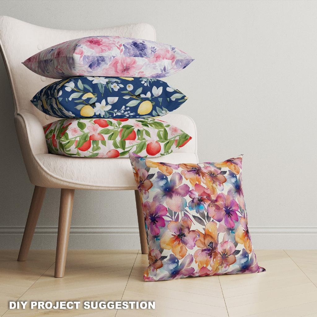 Outdoor Dekostoffe Oxford - Motiv Blumen I Dx5115