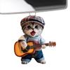 Cat Car Pendant | 2D Acrylic Animal Charm Decor | Cat Rearview Mirror Accessories