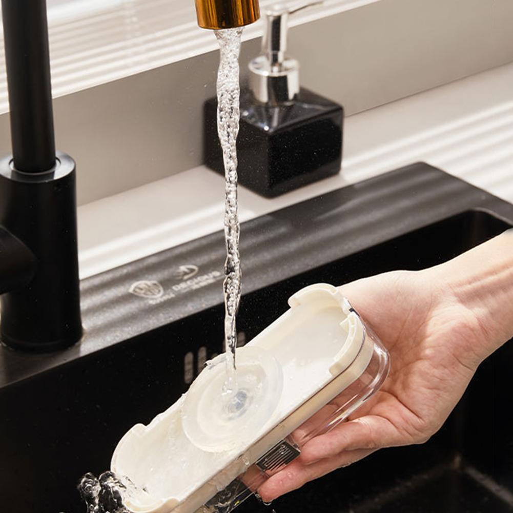Kitchen Sink Filter Rack With 50pcs Net Filter Bag Foldable Multi-Purpose Drainage Basket Leftovers Soup Food Drainer Shelf