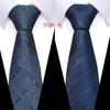 2PCS Formal Necktie Mens Standard 8cm Blue Business Professional Paisley Ties Wedding Suit Accessories Jacquard Weave Tie Men