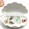 Oval Shell-Shaped Jewelry Tray 3D Printed Desktop Storage Box Trinket Holder  for Vanity, Dresser