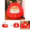 Adorable Dharma Dragon Stuffed Animal Red Dragon New Year Dragon Of Fortune Dragon Plush Neck Pillow