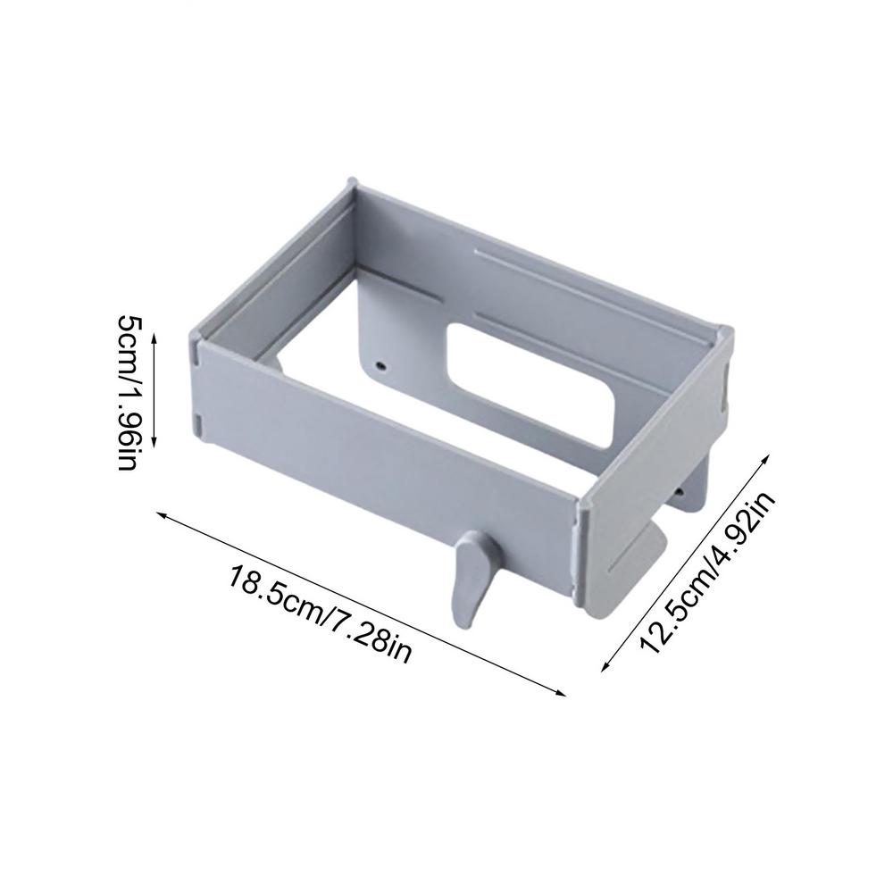 Держатель мусорного мешка над шкафом складной кухонный держатель для продуктовых сумок держатель для мусорного ведра бытовой держатель для продуктовых сумок для общежития серый 8229₽