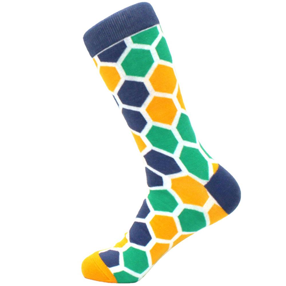 Calcetines de invierno coloridos para hombre algodón peinado suave de llevar cálidos Divertidos Felices hombre mujer calcetines largos Calcetines de hombre vestido de negocios