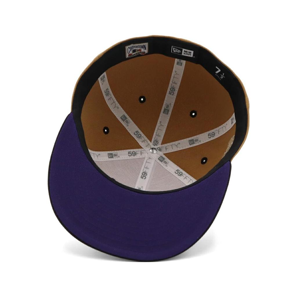 New Era Cap 59FIFTY 70931466 NER36C6743 MLB Detroit Tigers DET Brown 7 SIDE PATCH UNDER VISOR ONSPOTZ Special Order Hat Gokyu Fifty 5950 Side Patch