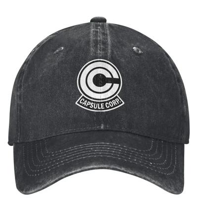 Black Capsule Corp Logo Baseball Cap Unisex Teens Sunscreen Trucker Hat Summer Trendy Outdoor Sport Snapback Cap