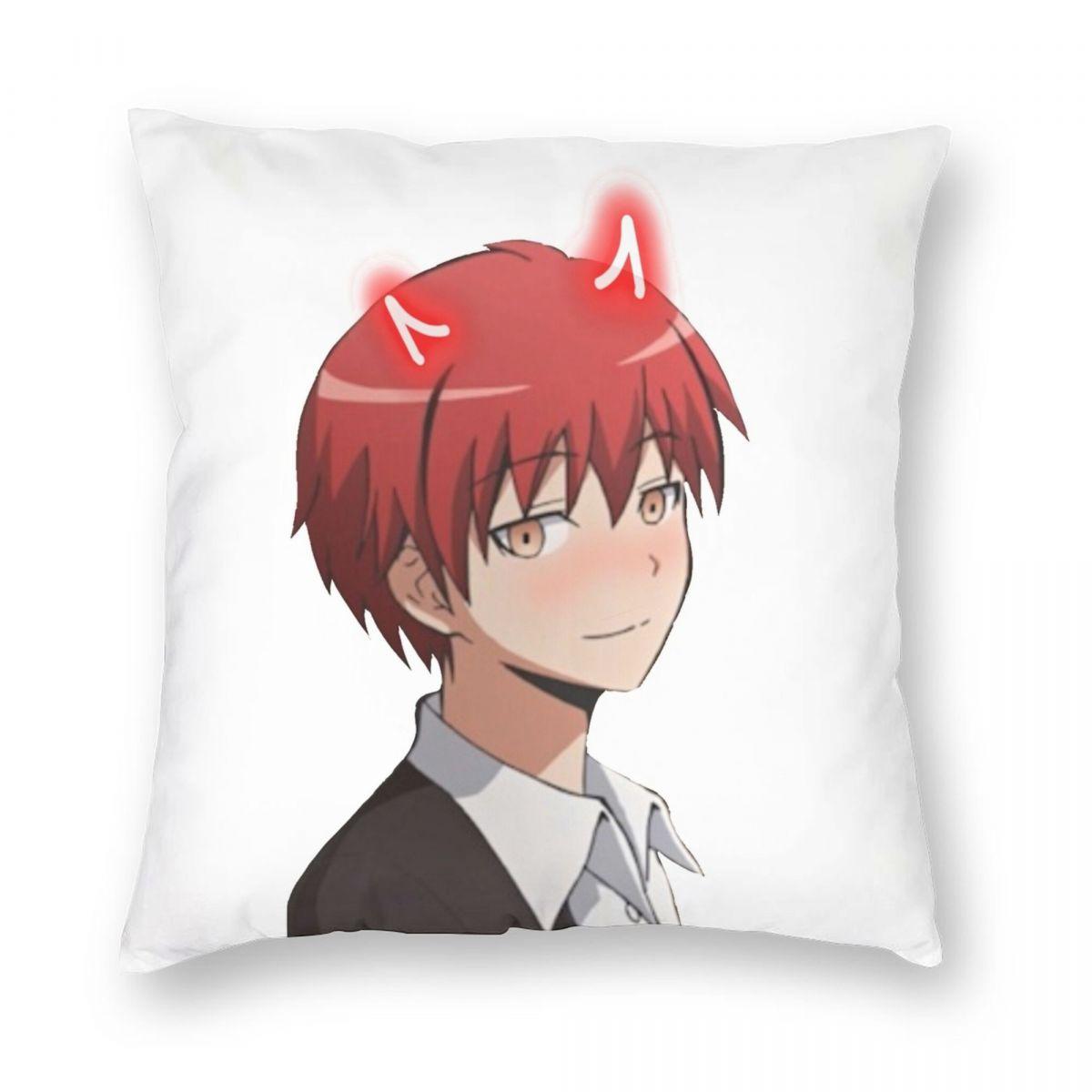 

Karma Akabane Assassination Classroom Pillowcase Polyester Linen Velvet Creative Decor Throw Pillow Case Room Cushion 45x45 12x12Inch