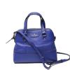 Shoulder 2WAY Handbag Blue Women Used