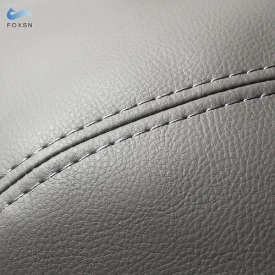 1*Gray Armrest Console Box LEATHER Cover For 2002-2008 Dodge Ram 1500 2500 3500