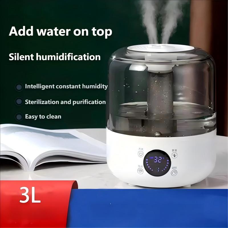 HOMEFISH CK2 3L Professional Large Capacity Household Silent Air Humidifier Plant Spray Aroma Diffuser with Remote Control Timer