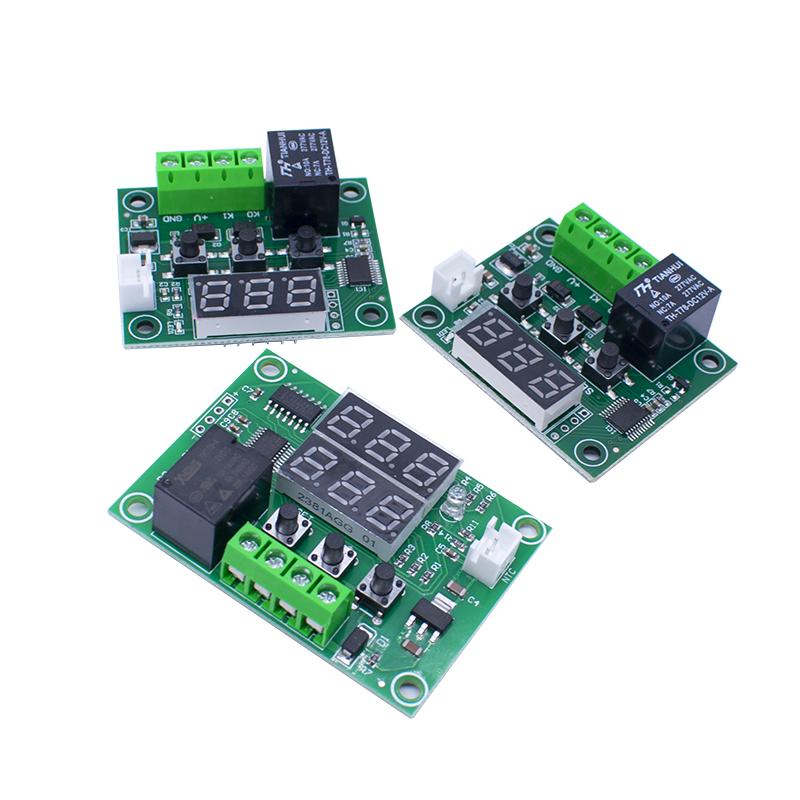 W1209 Blue/Red light DC 12V heat cool temp thermostat temperature control switch temperature controllerNTC 0.5 1 2 3M cable