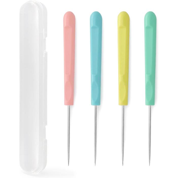 4Pcs Sugar Stir Needle Scriber Needle Cookie Decorating Supplies Tool 5.2 Inches: Home & Kitchen