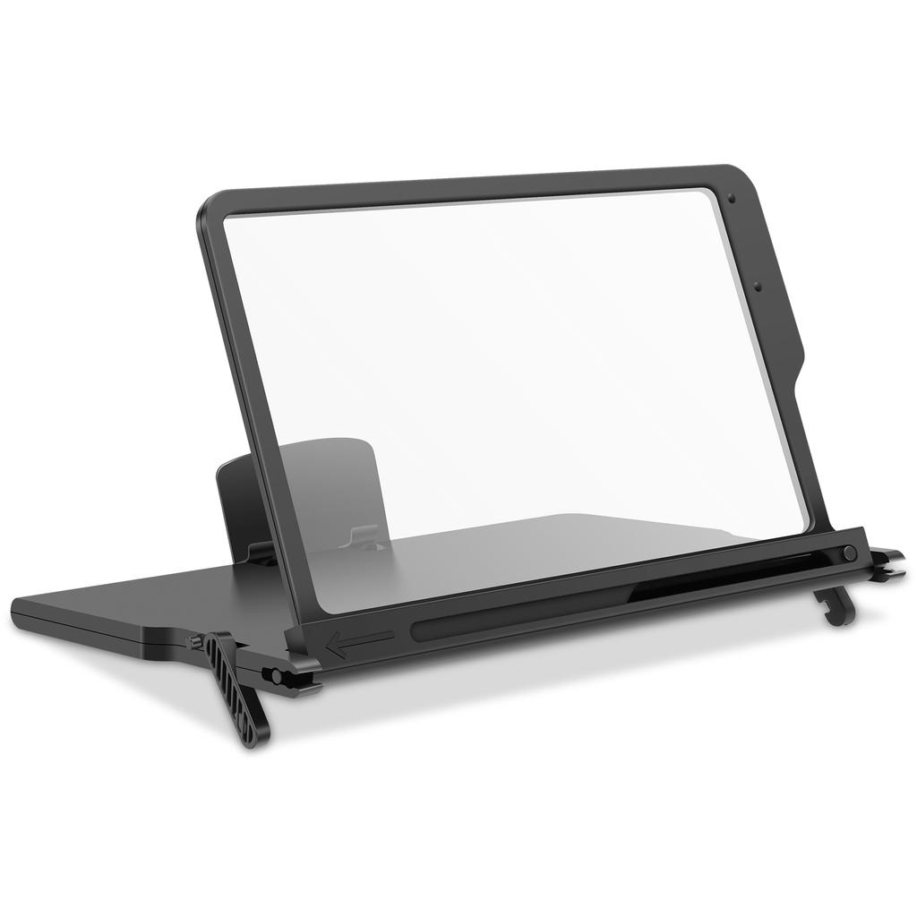 10/12 Inch Smartphone Screen Magnifier Adjustable Height Portable 3D HD Cell Phone Screen Amplifier for Travel Phone Home Office
