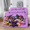 Cartoon Printed Blanket Picnic Blankets Princess Villains Queen Warm Blanket Soft and Comfortable Home Travel Birthday Gift