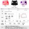 Pelvic Support Box Boxer Sports [KOEI STORE] Shorts, Shorts, Innerwear, Corrective, Women's, Black, G0111-bk