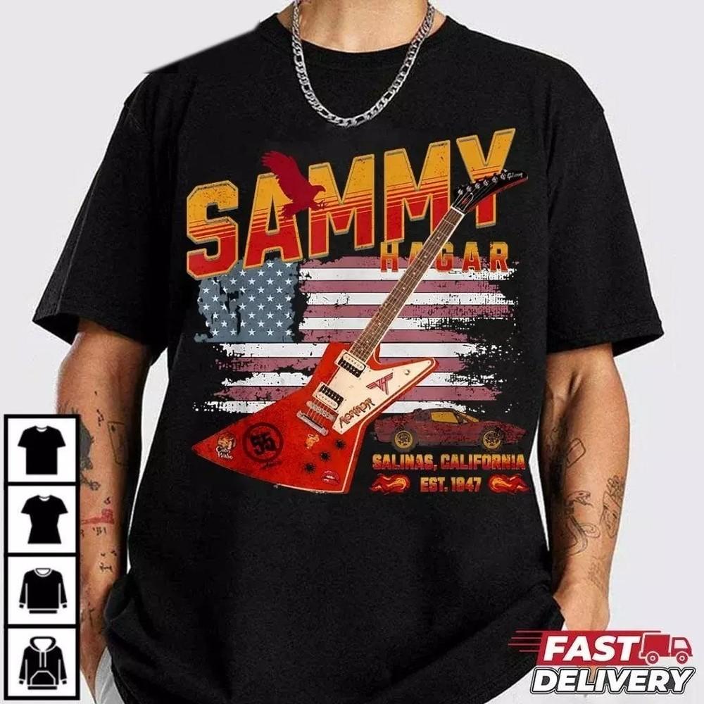 VTG Sammy Hagar black T-shirt short sleeve All sizes S to 5Xl Unisex T-Shirt S