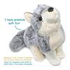 [VIAHART] Wolf Walcott Plush Toy M Size (Approx. 28cm) A Gray Wolf Quietly Cuddling Washable Stuffed Toy Cute [Parallel Import]