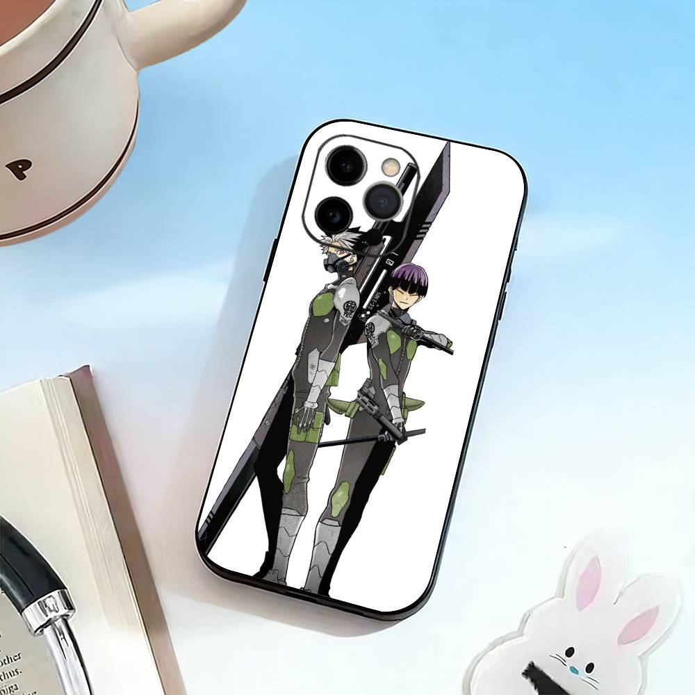 K-8-Kaiju No Phone Case For iPhone 17, 16,15,14,13,12,11 Plus,Pro Max, Others Soft Black Cover