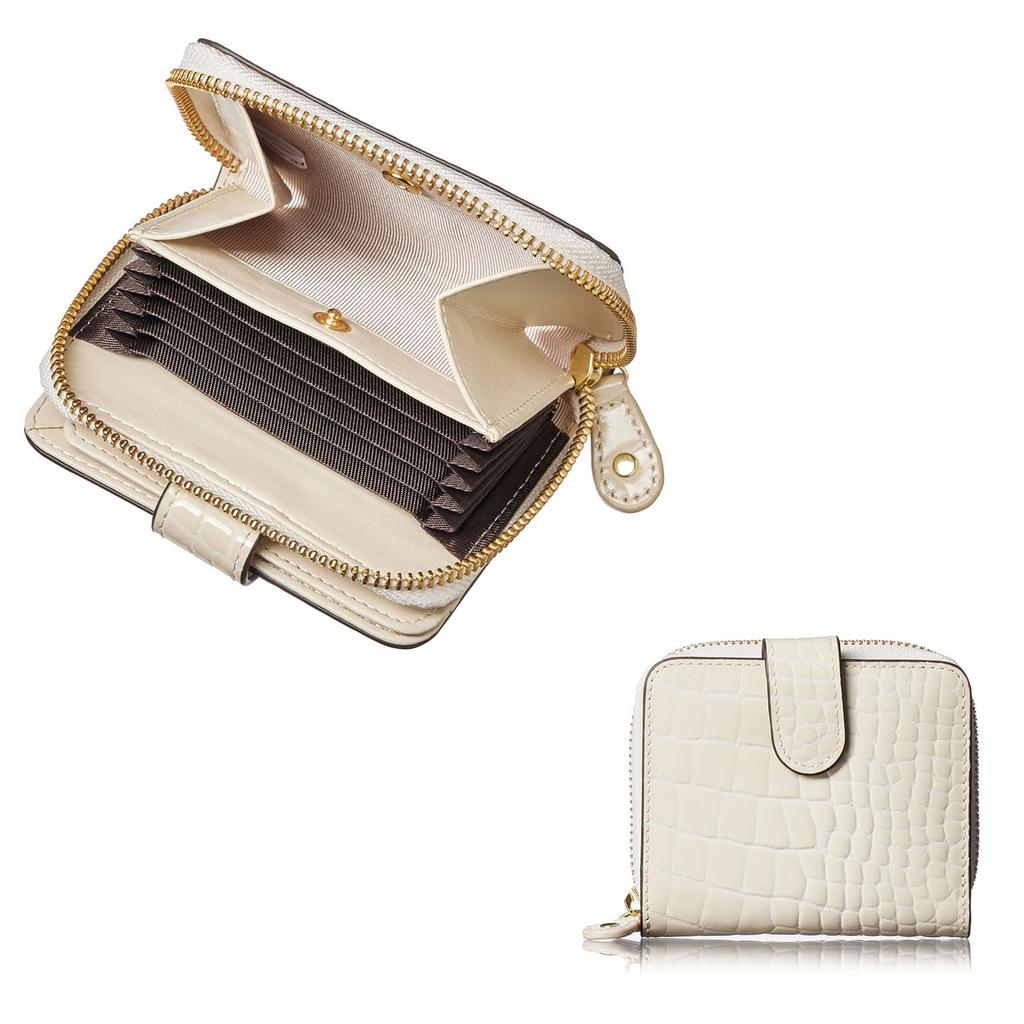 HENLY COAT - Italian Crocodile-Embossed Cowhide Leather by Greta Fix. Featured In Anan Magazine: "It Looks Like a Mini Wallet, But Inside It's a Long