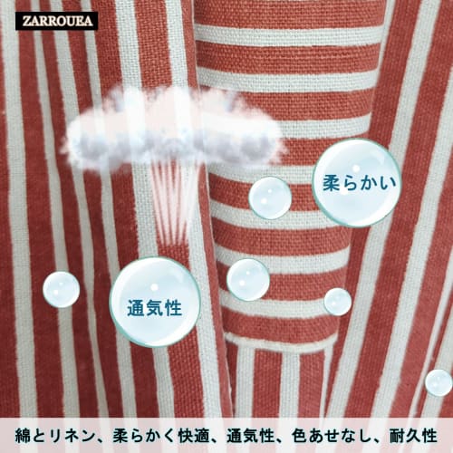 ZARROUEA 3-Piece Apron Set (Sleeve Covers, Triangle Scarf, and Apron), Striped, Available In 5 Colors (Gray, Red, Blue, Brown, and Green), Perfect for