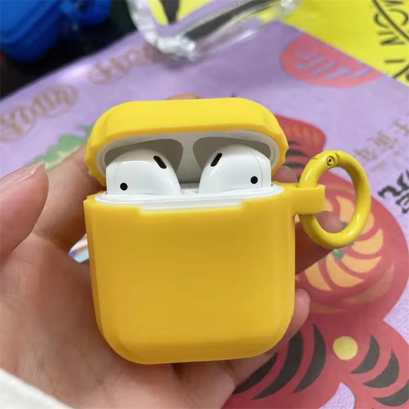 Jednoduché měkké tekuté silikonové pouzdro pro AirPods 4 3 bezdrátová Bluetooth sluchátka ochranný kryt pro Apple airpods Pro3 2 1 Funda