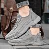 Flying Woven Sneakers Men's New Summer Breathable Mesh Shoes