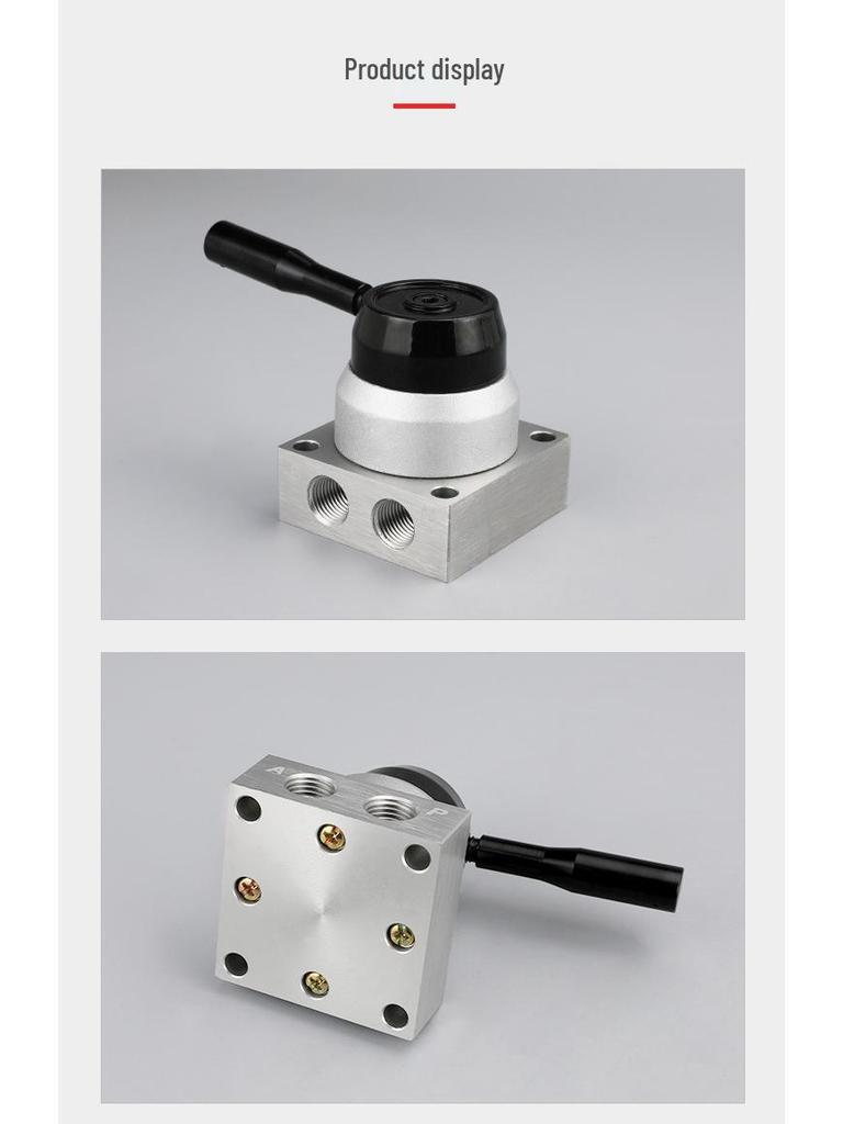 4HV210-0 Pneumatický ruční pákový ventil, 8cestný manuální ventil pro řízení vzduchu, Model K34R6-8/8D