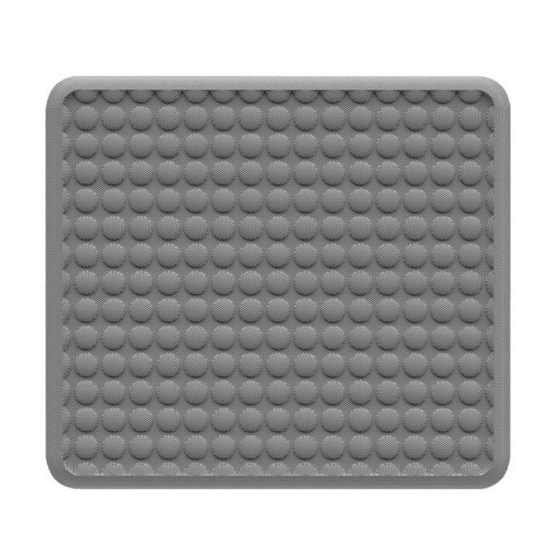 

Soft Cooling Gel Chair Cushion Anti Skid Designing for Office Chairs with Breathable Gel Comfortable and Durability Use серый