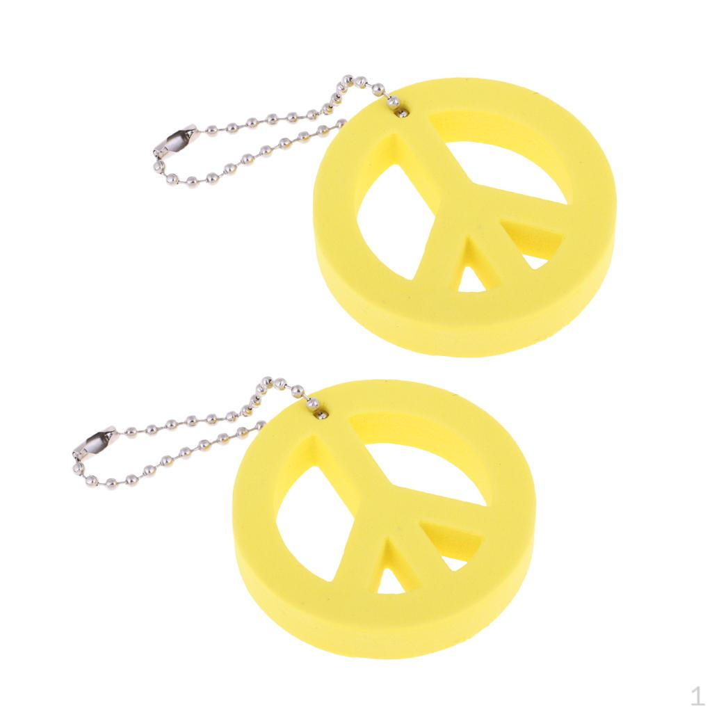 

Floating Keychain for Beach Seaside Boat Yachting Sailing Rafting Canoeing жовтий