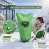 Thermal Insulation for Landscape Trees Plant Cover with Clear Window Freeze Protection Reusable Drawstring Tree Protective Garden Shrubs Cover,