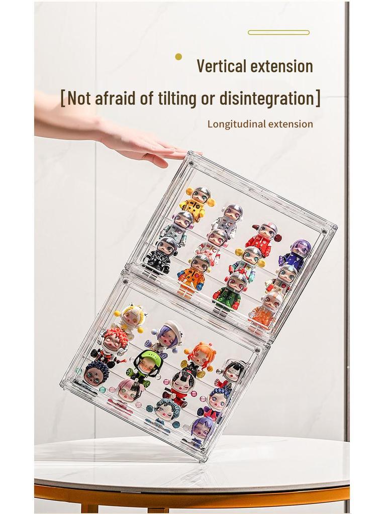 Transparent Dustproof Display Box for Action Figures and Dolls