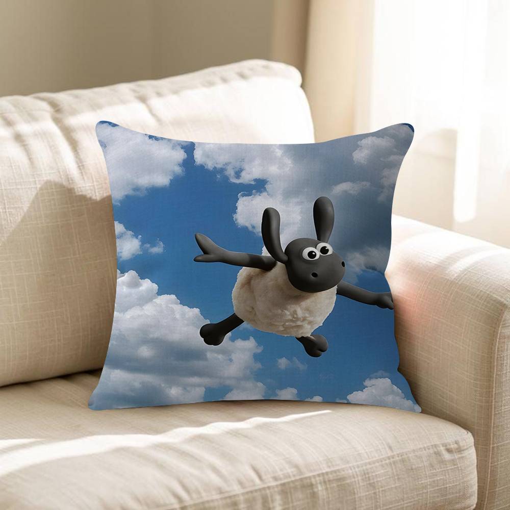 SShaunSthe Cute Ssheepp Cushion Cover Inches Farmhouse Decor Home Throw Pillow Covers For Couch Decorations