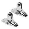 2PCS Boat Bimini Top Swivel Hinge Stainless Steel Bimini Top Hardware Deck Side Mount Quick Release Hinge