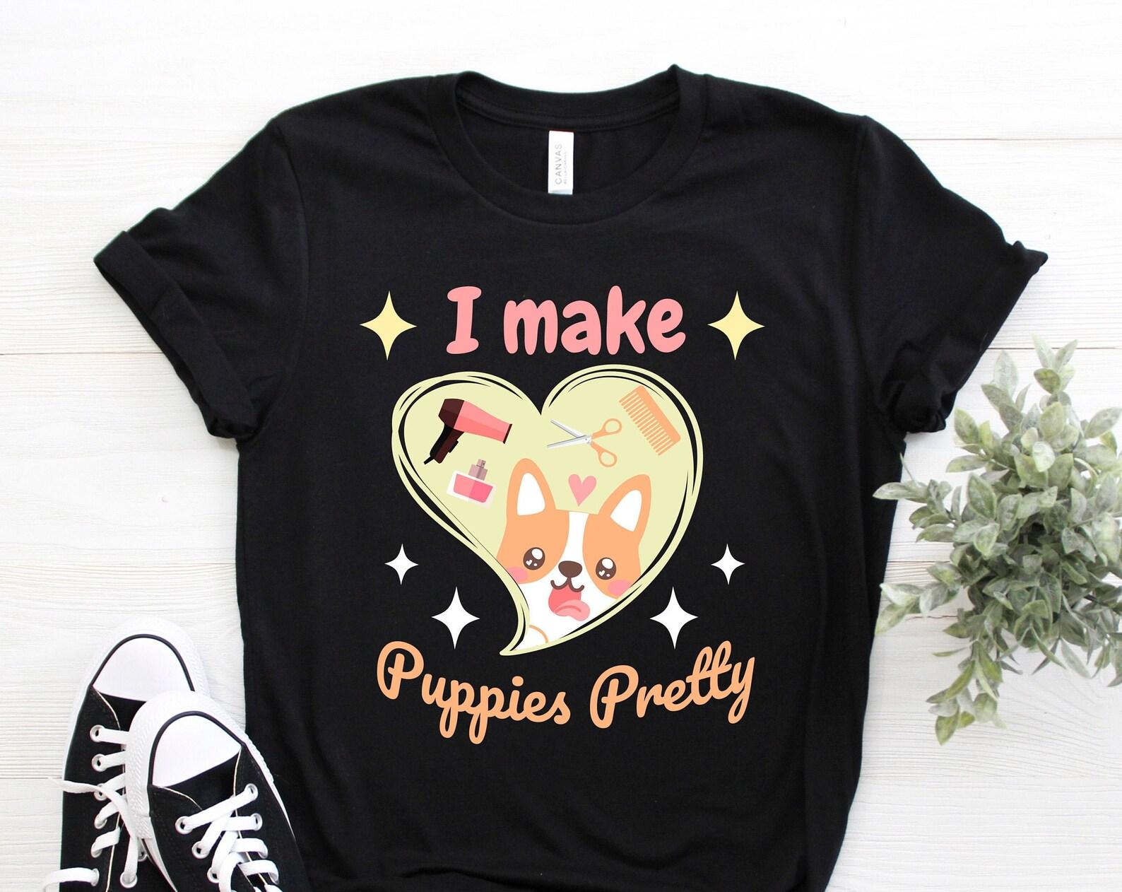 Cute Dog Groomer Shirt, Best Pet Expert Grooming Tank Top, Puppy Salon Crop Tee, Dogs Lover T Shirts, Dog Sitter Trainer Gift Party Present 120