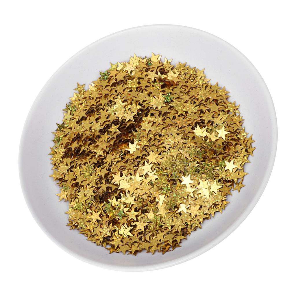 4000pcs 10mm PVC Star Table Confetti Sprinkles for Christmas Wedding Birthday Party Decoration