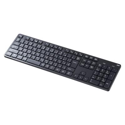 Sanwa Supply Leise Bluetooth-Tastatur mit Ziffernblock SKB-BT37BK