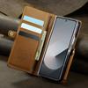 Pen Holder Slot RFID Blocking Wallet Cards Leather Phone Case for Samsung Galaxy Z Fold 6 5G Hand Strap Stand Bag Purse Cover