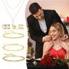 Christmas Calendar 24 Days Jewelry Advent Pendant Necklace For Women Girls Daughter Girlfriend Holiday Party Date Gathering