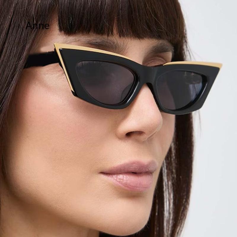 Fashion Women Square Sunglasses Shades UV400 Retro Rivets Double Color Men Sun Glasses  gafas lentes