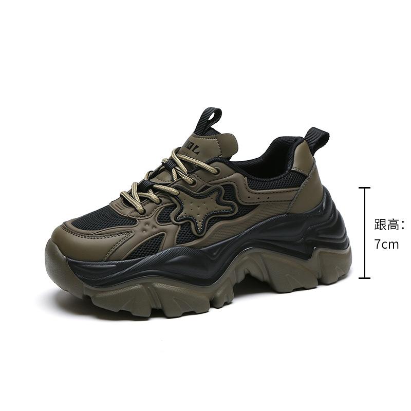 

Sneakers women s autumn 2025 new breathable mesh running shoes casual versatile Korean version platform dad shoes women s shoes 40