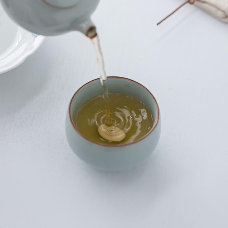 Tianqing Ru Kiln Cup Master Cup Handmade High-end Teacup Master Famous High-end Cup Kung Fu Tea Set