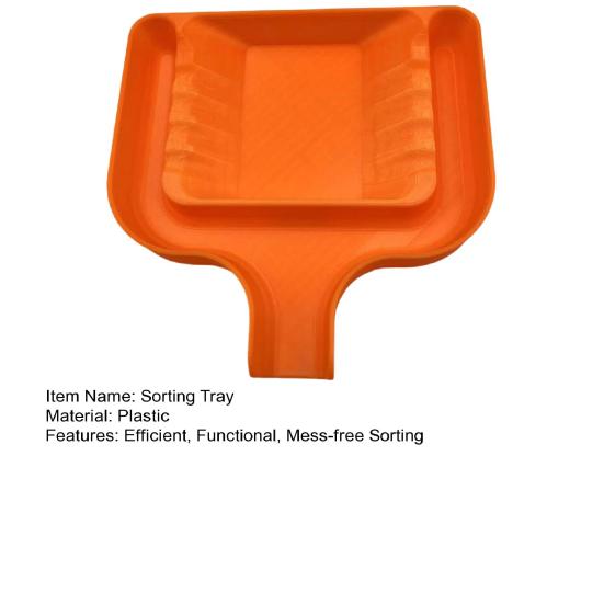 Bolt Sorting Tray Nut And Screw Sorter Mess-free Funnel Spout Sorting Tray for Small Parts Woodworking Shops Crafting Projects