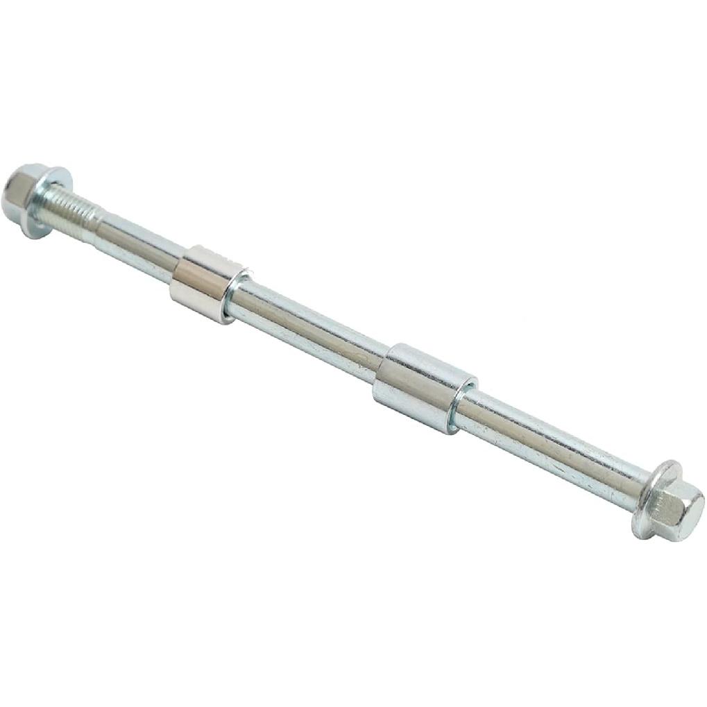 Mokuo 10mm 185mm Front Rear Axle Fit for Motorcycle Pit Dirt Bike Moped Scooter QUAD ATV Mini Bike Parts