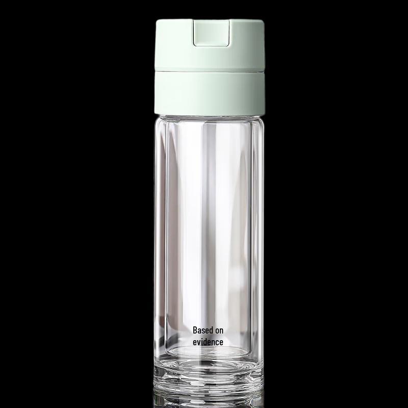 Shangqi Portable Double-Wall Tea Infuser Glass Bottle