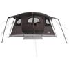 Tunnel Tent Brown Gray 366 x 244 x 198 cm Polyester and Steel